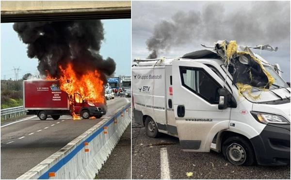 fake police gang commits film style incident blows up vehicle roof
