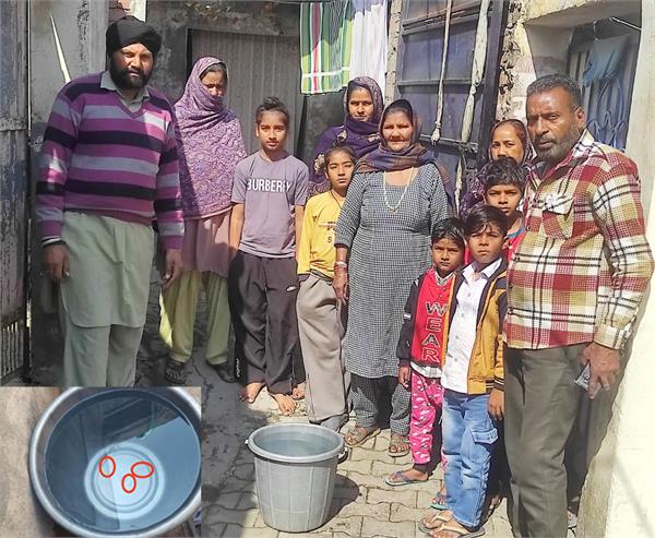 dirt and spoilage in water supply