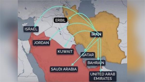 iran missiles fired at 14 us military bases