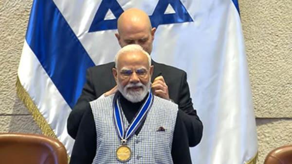 narendra modi became first indian pm to address israeli parliament