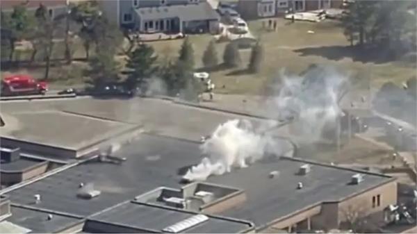 armed man rams vehicle into michigan synagogue  shot dead by security