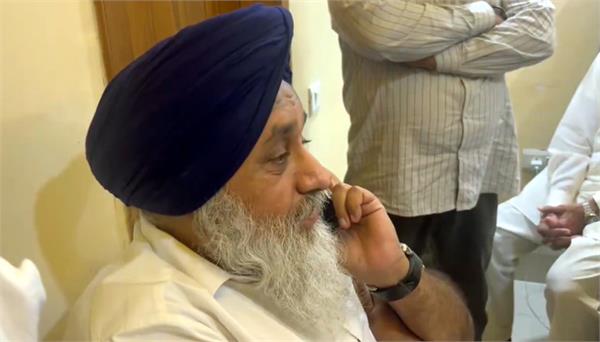 sukhbir badal calls dgp in randhawa suicide case