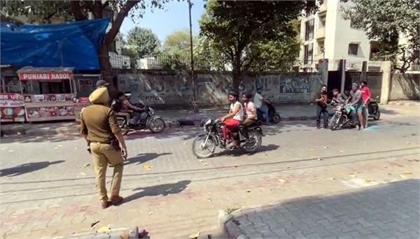 khanna police strict on hooligans on the occasion of holi