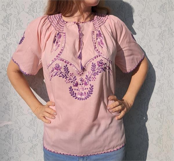 eyelet embroidery top  young girls  stylish choice