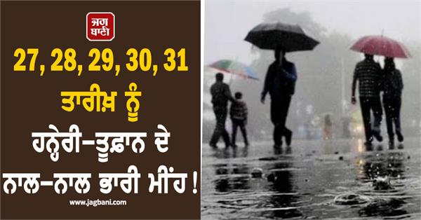 heavy rain alert 5 days weather