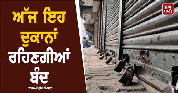 these shops will remain closed today