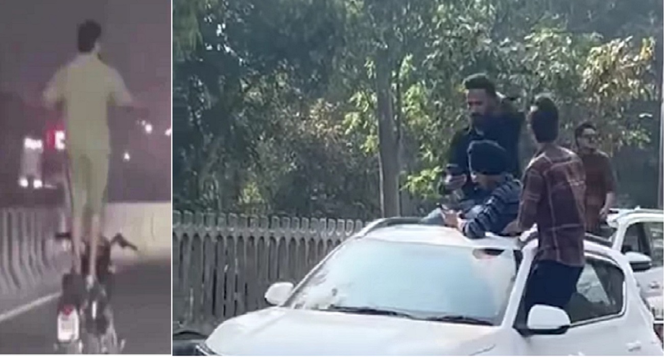 ਟ੍ਰੈਫਿਕ ਨਿਯਮ ਤੋੜਨ ਵਾਲਿਆਂ ਦਾ ਸ਼ਹਿਰ ਬਣਿਆ ਲੁਧਿਆਣਾ, ਵਾਹਨਾਂ ’ਤੇ ਸਟੰਟ ਕਰਦੇ ਨੌਜਵਾਨਾਂ ਦੀਆਂ ਵੀਡੀਓ ਵਾਇਰਲ