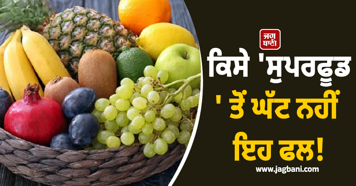 ਕਿਸੇ 'ਸੁਪਰਫੂਡ' ਤੋਂ ਘੱਟ ਨਹੀਂ ਇਹ ਫਲ! ਫਾਇਦੇ ਜਾਣ ਹੋ ਜਾਓਗੇ ਹੈਰਾਨ