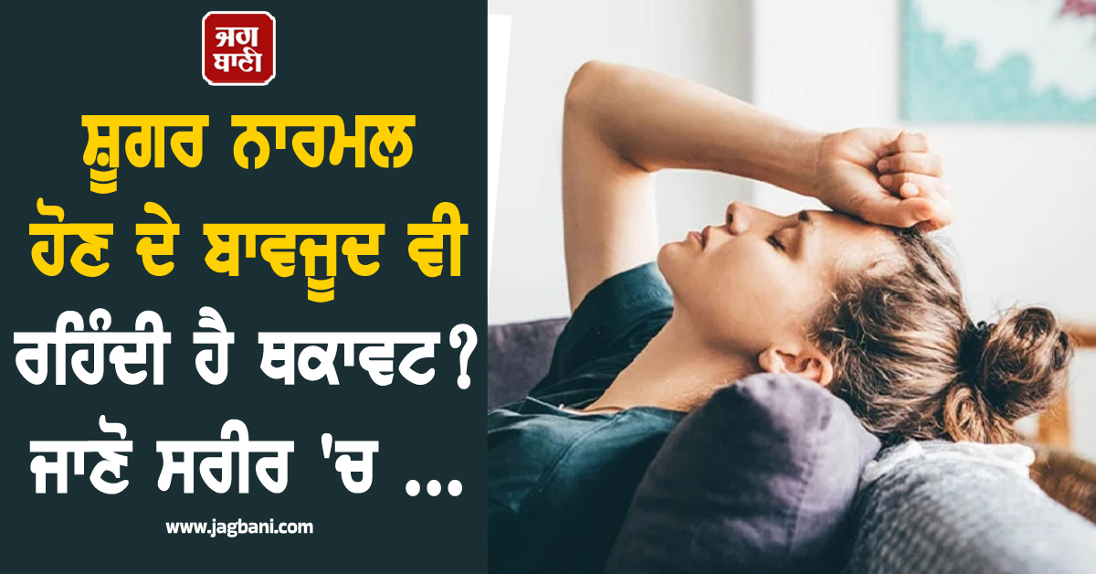 ਸ਼ੂਗਰ ਨਾਰਮਲ ਹੋਣ ਦੇ ਬਾਵਜੂਦ ਵੀ ਰਹਿੰਦੀ ਹੈ ਥਕਾਵਟ? ਜਾਣੋ ਸਰੀਰ 'ਚ ਹੋ ਰਹੀਆਂ ਇਨ੍ਹਾਂ ਕਮੀਆਂ ਬਾਰੇ