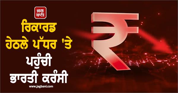 historical fall in rupee  indian currency reaches record low