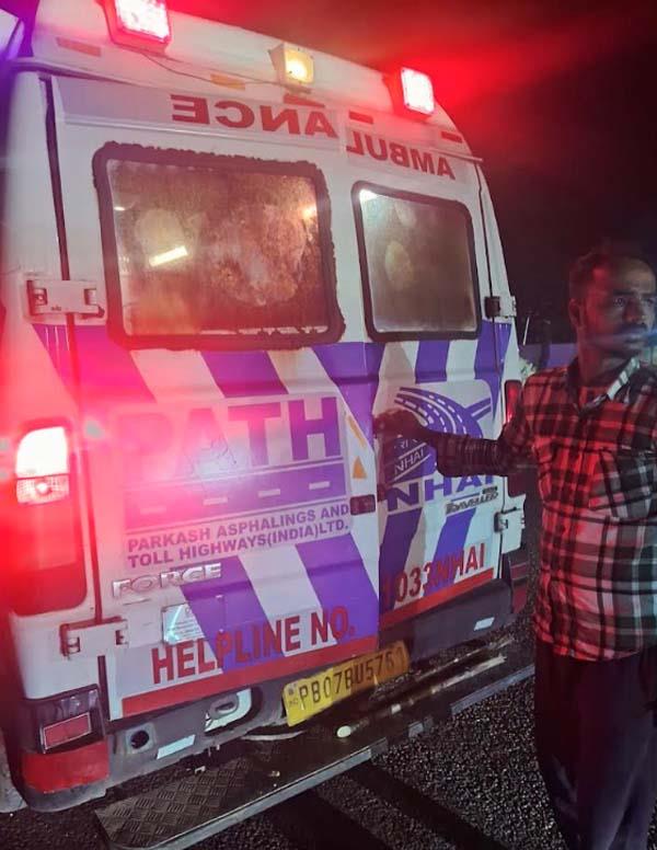 man dead on raod accident