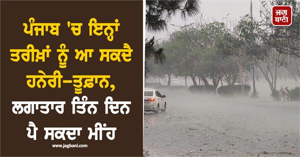 will it rain in punjab