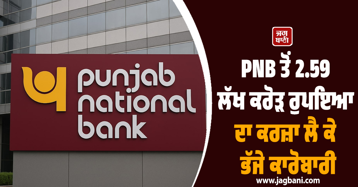 PNB ਤੋਂ 2.59 ਲੱਖ ਕਰੋੜ ਰੁਪਇਆ ਦਾ ਕਰਜ਼ਾ ਲੈ ਕੇ ਭੱਜੇ ਕਾਰੋਬਾਰੀ, Bank ਨੇ ਦਾਇਰ ਕੀਤੇ 7,374 ਕੇਸ