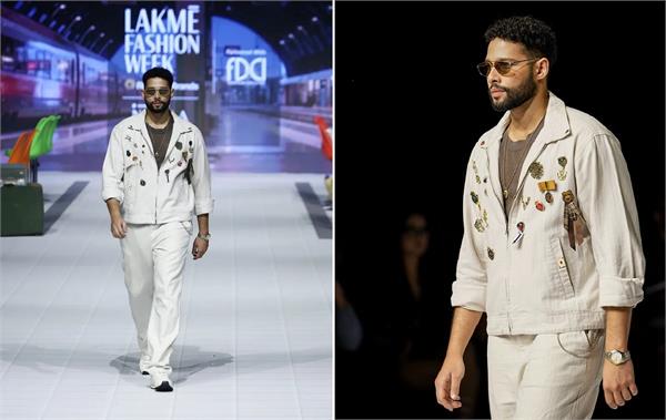 siddhant chaturvedi shows off strong swag at lakme fashion week