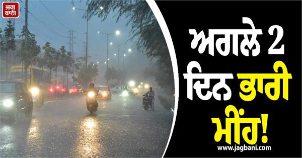 heavy rain alert 2 days