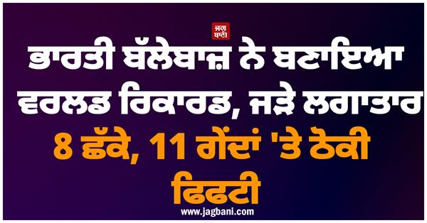 on the record indian batsman sets world record