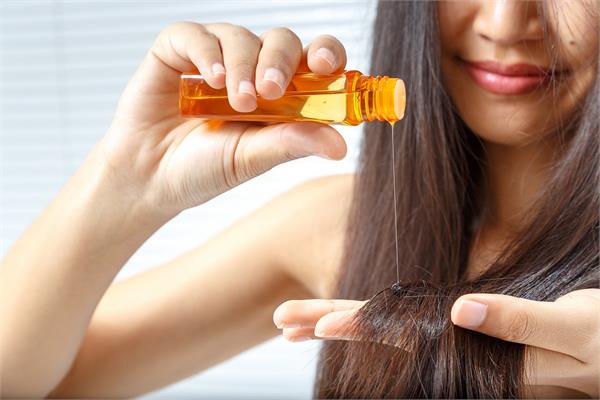 if you want to make your hair strong and shiny  apply this oil 