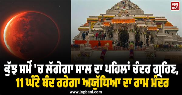 chandra grahan ayodhya ram mandir