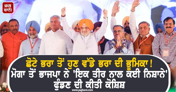 punjab bjp rally in moga