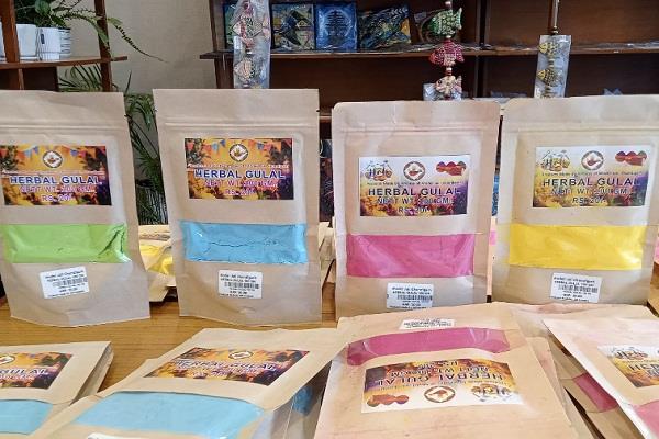 herbal colours of holi