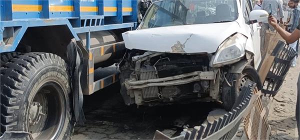 fazilka ferozepur highway  cylinder truck