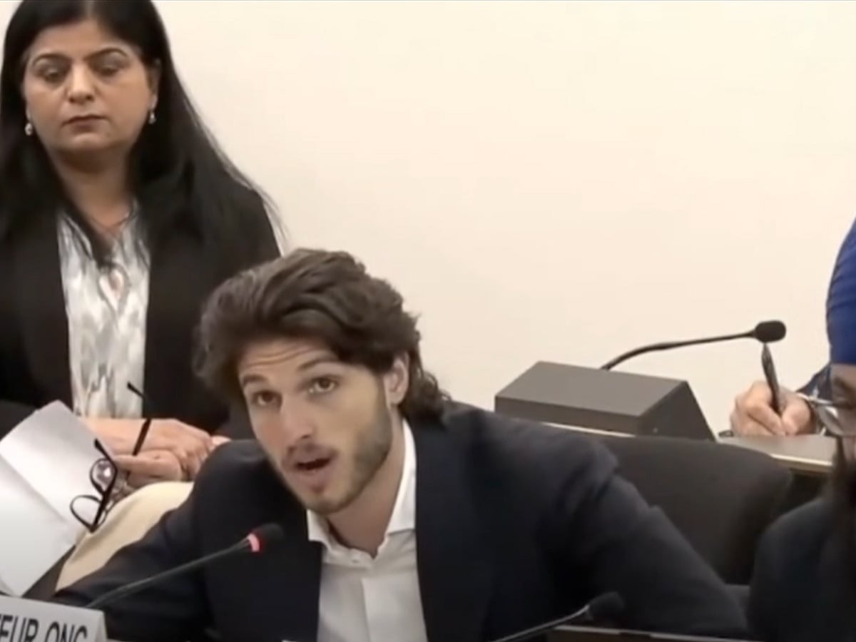 UN ਦੇ ਮੰਚ ਤੋਂ ਗਰਜਿਆ ਇਮਰਾਨ ਖਾਨ ਦਾ ਪੁੱਤਰ ਕਾਸਿਮ; ਪਾਕਿਸਤਾਨ ''ਚ ਮਨੁੱਖੀ ਅਧਿਕਾਰਾਂ ਦੇ ਘਾਣ ''ਤੇ ਚੁੱਕੇ ਸਵਾਲ