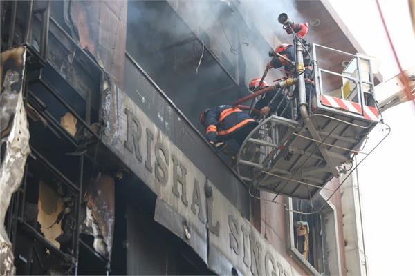 palam residential building fire