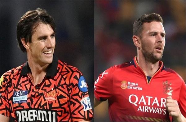 rcb vs srh tensions rise with hazlewood and cummins injuries