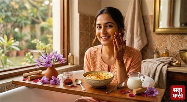 benefits of applying saffron face pack on the face