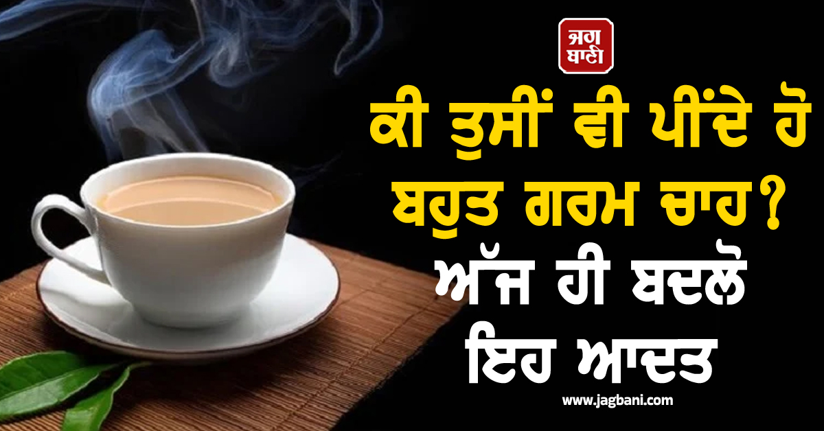 ਕੀ ਤੁਸੀਂ ਵੀ ਪੀਂਦੇ ਹੋ ਬਹੁਤ ਗਰਮ ਚਾਹ? ਅੱਜ ਹੀ ਬਦਲੋ ਇਹ ਆਦਤ, ਨਹੀਂ ਤਾਂ ਹੋ ਸਕਦੀ ਹੈ ਗੰਭੀਰ ਸਮੱਸਿਆ
