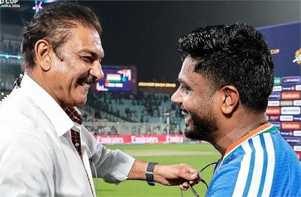 shastri impressed by samson  s innings