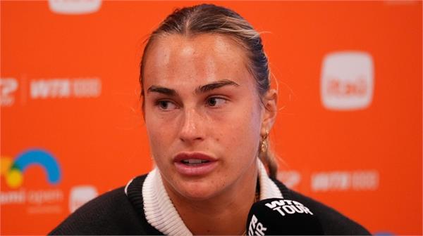 criticism over withdrawal from dubai is absurd  sabalenka