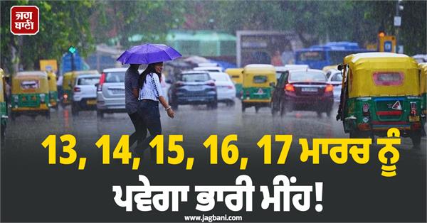 heavy rain alert 5 days