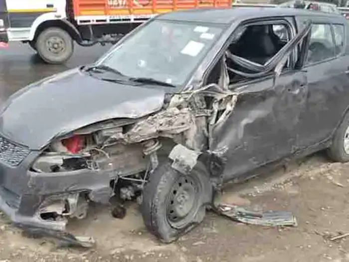 ਡਰਾਈਵਰ ਨੂੰ ਨੀਂਦ ਦੀ ਝਪਕੀ ਆਉਣ ਕਾਰਨ ਵਾਪਰਿਆ ਹਾਦਸਾ, ਵਾਲ-ਵਾਲ ਬਚਿਆ ਪਰਿਵਾਰ