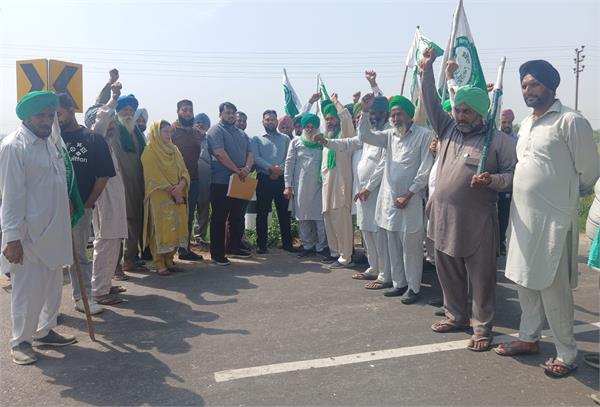 bku protest in dhaner