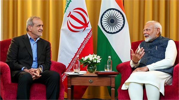 pm modi talks to pezeshkian