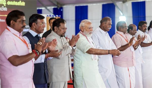 narendra modi  puducherry  development projects  inauguration