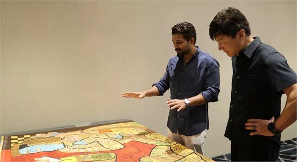 allu arjun gifts   sita rama kalyanam   painting to geek pictures ceo in japan
