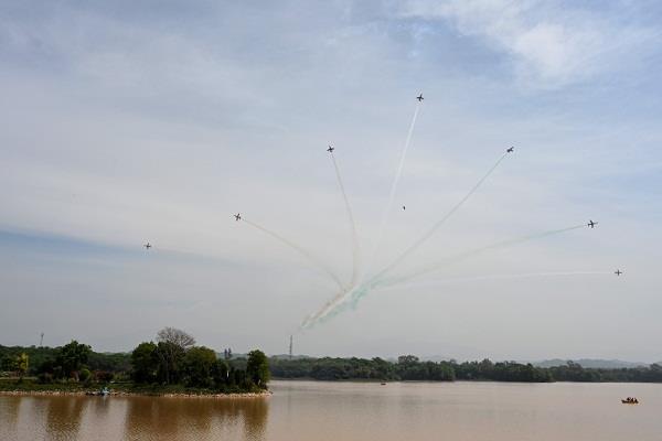 airshow concludes at sukhna lake