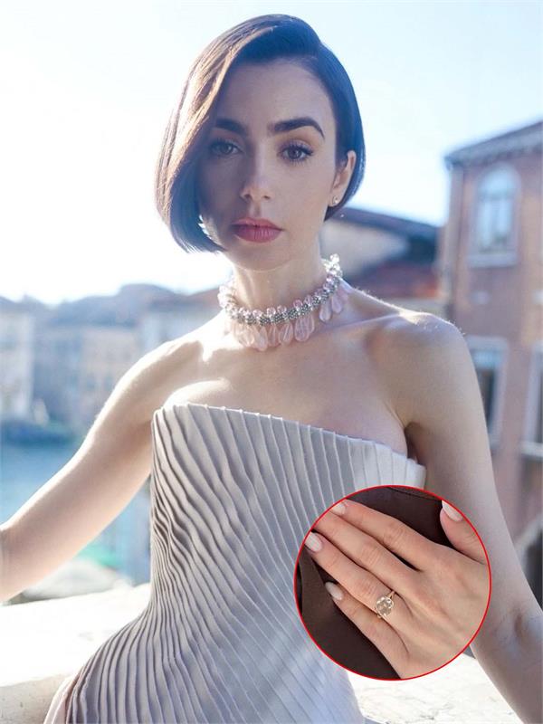 lily collins gets back her diamond engagement ring stolen three years ago