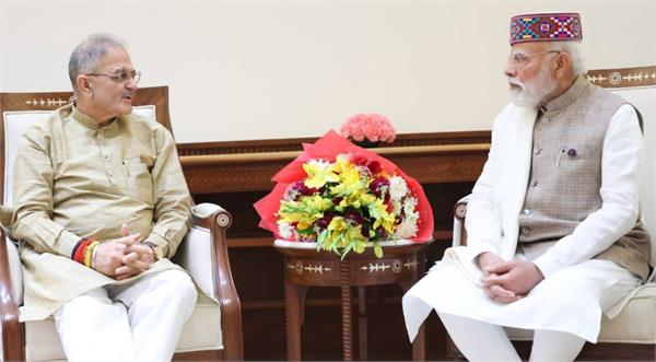 himachal pradesh governor kavinder gupta meets pm modi in delhi