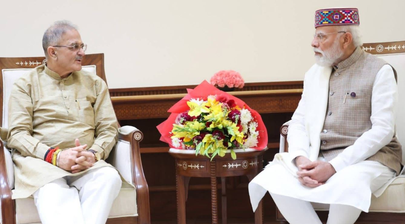 ਹਿਮਾਚਲ ਦੇ ਰਾਜਪਾਲ ਕਵਿੰਦਰ ਗੁਪਤਾ ਨੇ ਦਿੱਲੀ ''ਚ PM ਮੋਦੀ ਨਾਲ ਕੀਤੀ ਮੁਲਾਕਾਤ