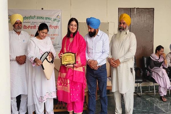 manpreet kaur made mansa  s name shine