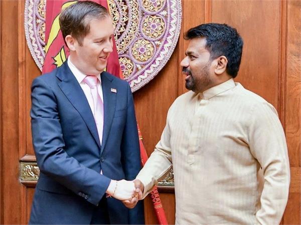 us envoy holds talks with sri lankan president