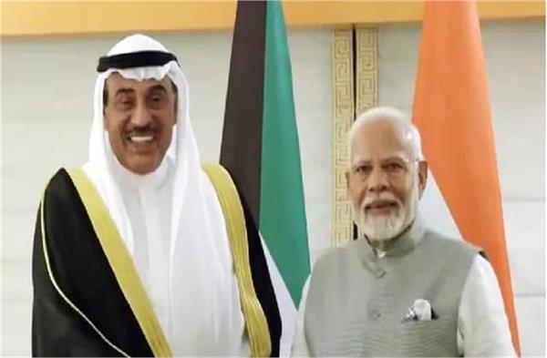 pm modi kuwait crown prince