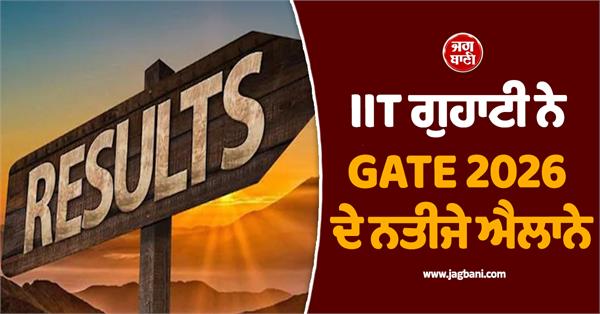 iit guwahati declares gate 2026 results