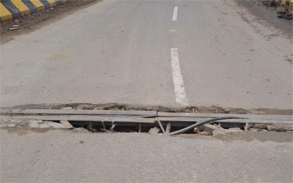bridge damaged after 10 months  people worried