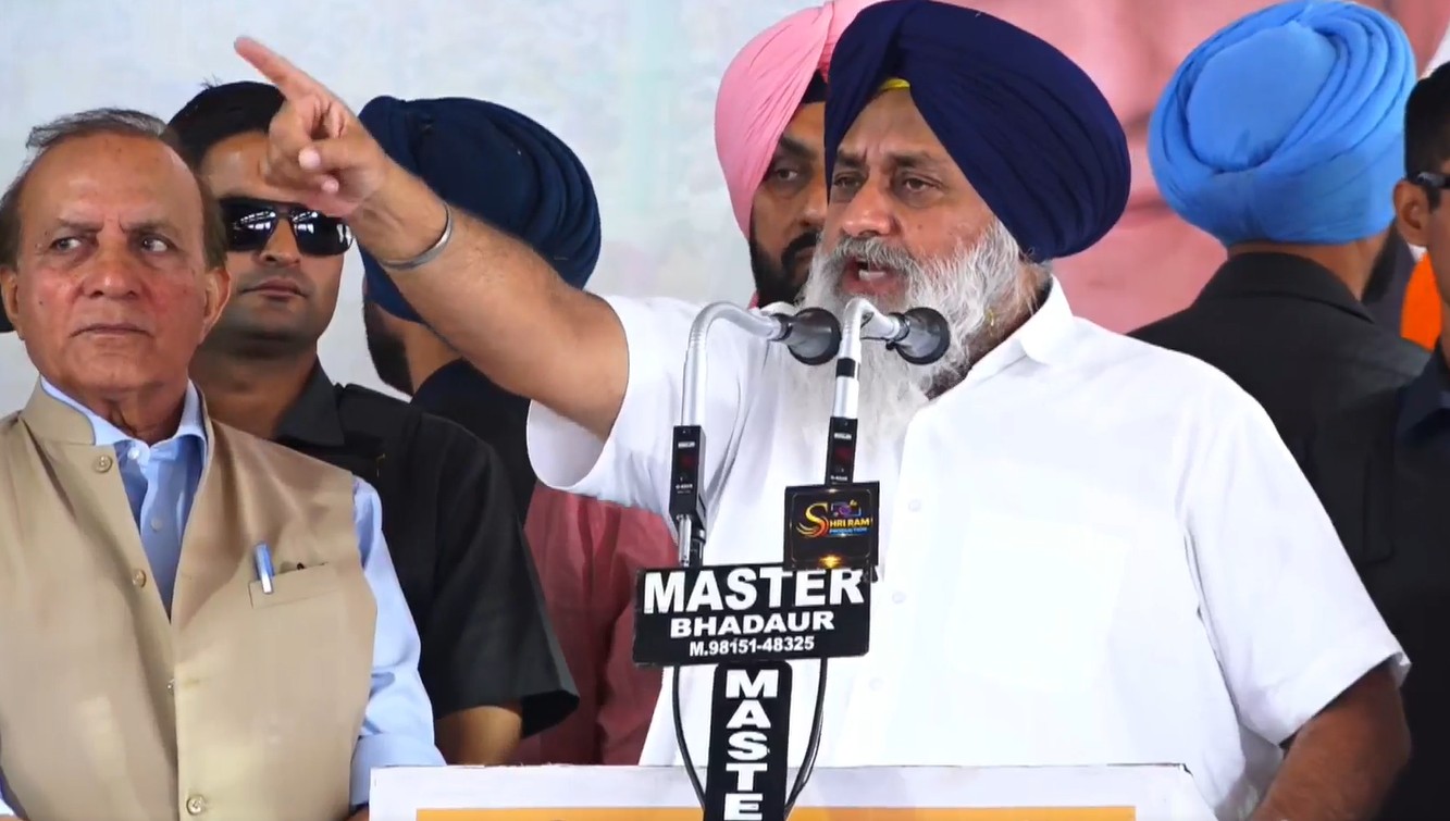 2027 'ਚ ਨਵੀਂ ਸਿਆਸੀ ਧਿਰ ਲਿਆਉਣ ਦੇ ਏਜੰਸੀਆਂ ਦੇ ਮਨਸੂਬਿਆਂ ਤੋਂ ਸੁਚੇਤ ਰਹਿਣ ਪੰਜਾਬੀ: ਸੁਖਬੀਰ ਬਾਦਲ