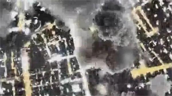 israel defense forces releases a video of the strike on iran