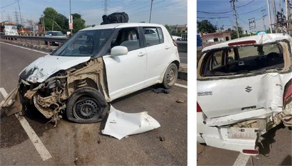 woman injured in collision with speeding car